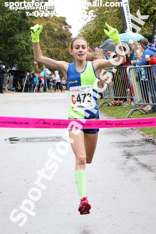 Girls under-15s 3 Stage Relay, 2018 ERRA 6 and 4 Stage and Youngsters Relays. Photo:  David T. Hewitson/Sports for All Pics